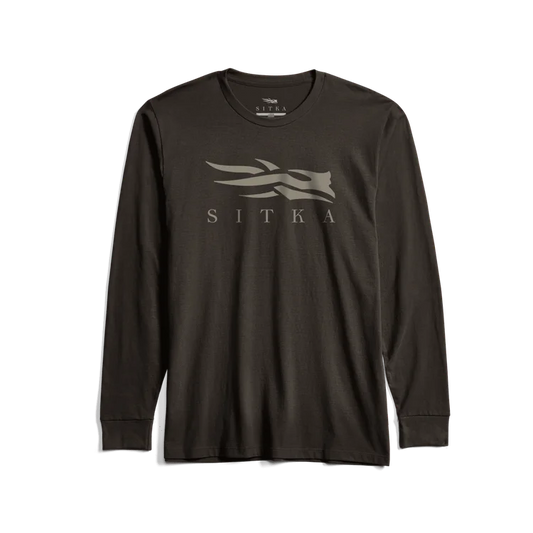 EARTH long-sleeve shirt with Sitka logo on a white background