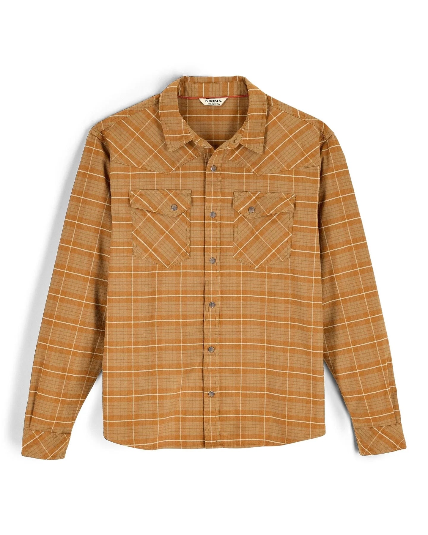 Simms Men's Brackett Flannel Drummond Plaid Flannel Shirt