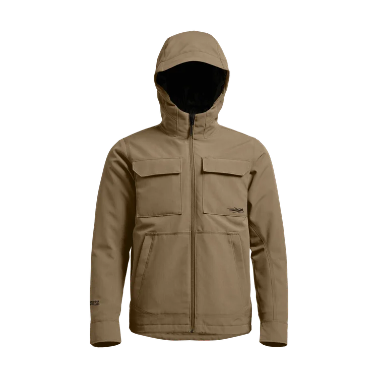 Sitka Grindstone Work Jacket, durable, windproof softshell jacket built for warmth and performance in rugged outdoor conditions