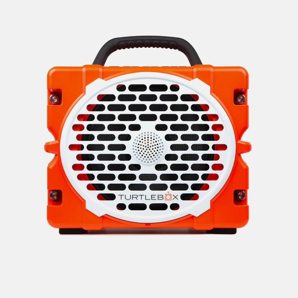 Turtlebox Grande waterproof outdoor Bluetooth speaker-Orange- for hunting and fishing
