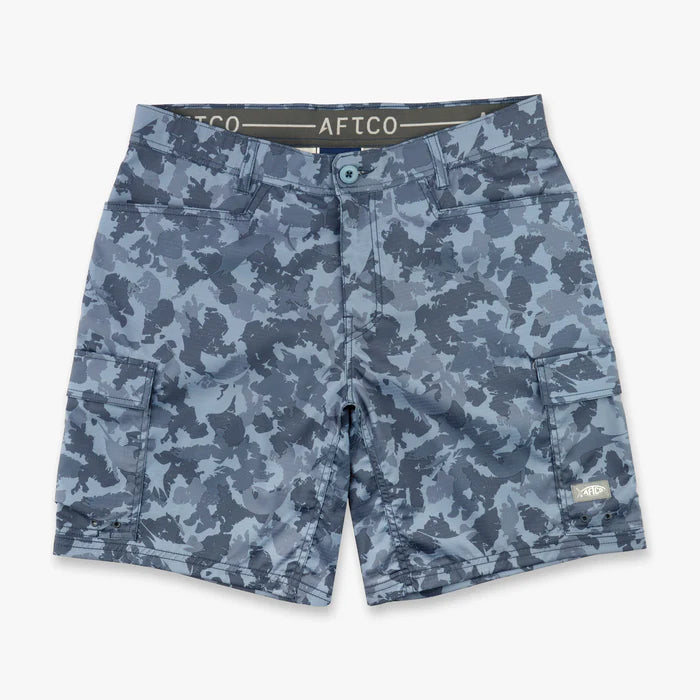 AFTCO MENS DECKHAND CAMO SHORTS