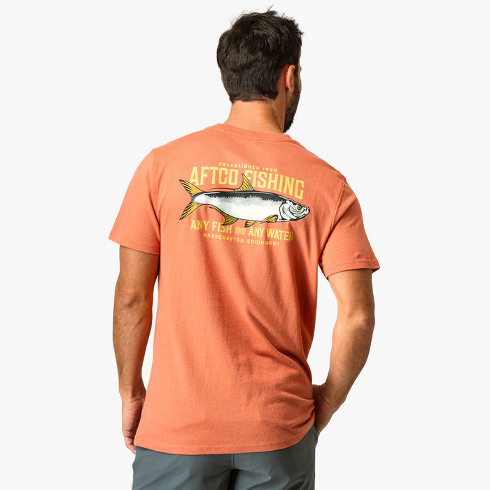 Aftco Big Scale Melon SS T-Shirt