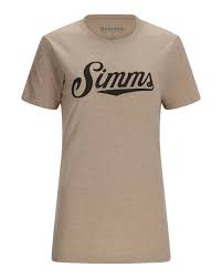 SIMMS WOMENS CREW LOGO T-SHIRT