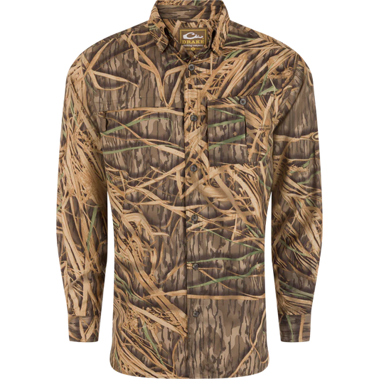 DRAKE LONG SLEEVE 8-SHOT FLYWEIGHT SHIRT