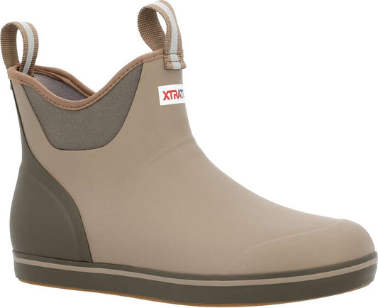 MENS XTRATUF ANKLE DECK BOOT EARTH BROWN