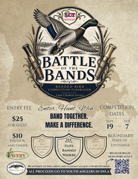 Battle of the Bands – Our Annual Banded Bird Fundraiser Is Back!