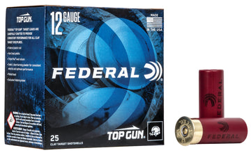 Federal Top Gun Target 12 Gauge 2 3/4" 1 1/8oz 1200FPS Lead