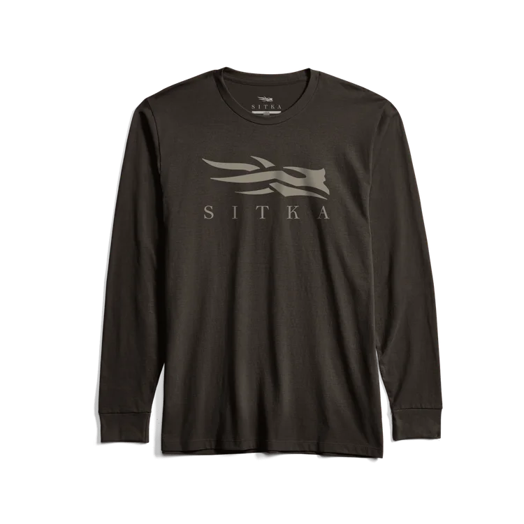 EARTH long-sleeve shirt with Sitka logo on a white background