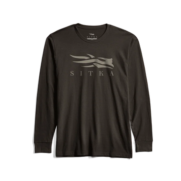 EARTH long-sleeve shirt with Sitka logo on a white background