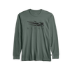 Green long-sleeve shirt with Sitka logo