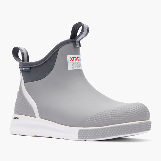 Xtratuf Men's 6" Sport Ankle Deck Boot Grey