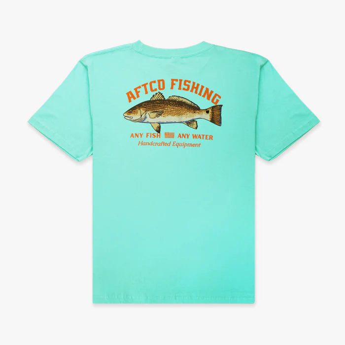 AFTCO YOUTH SHORT SLEEVE SPOTTED CLEARWATER