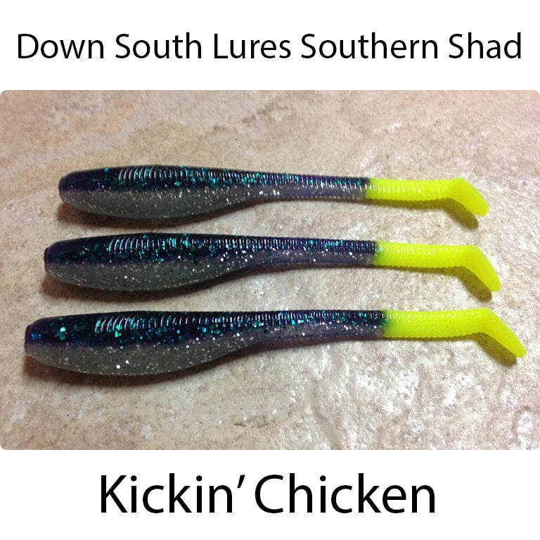 down south lures skinny water fishing Added to your favorite jighead Down South Lures Saltwater Paddletail