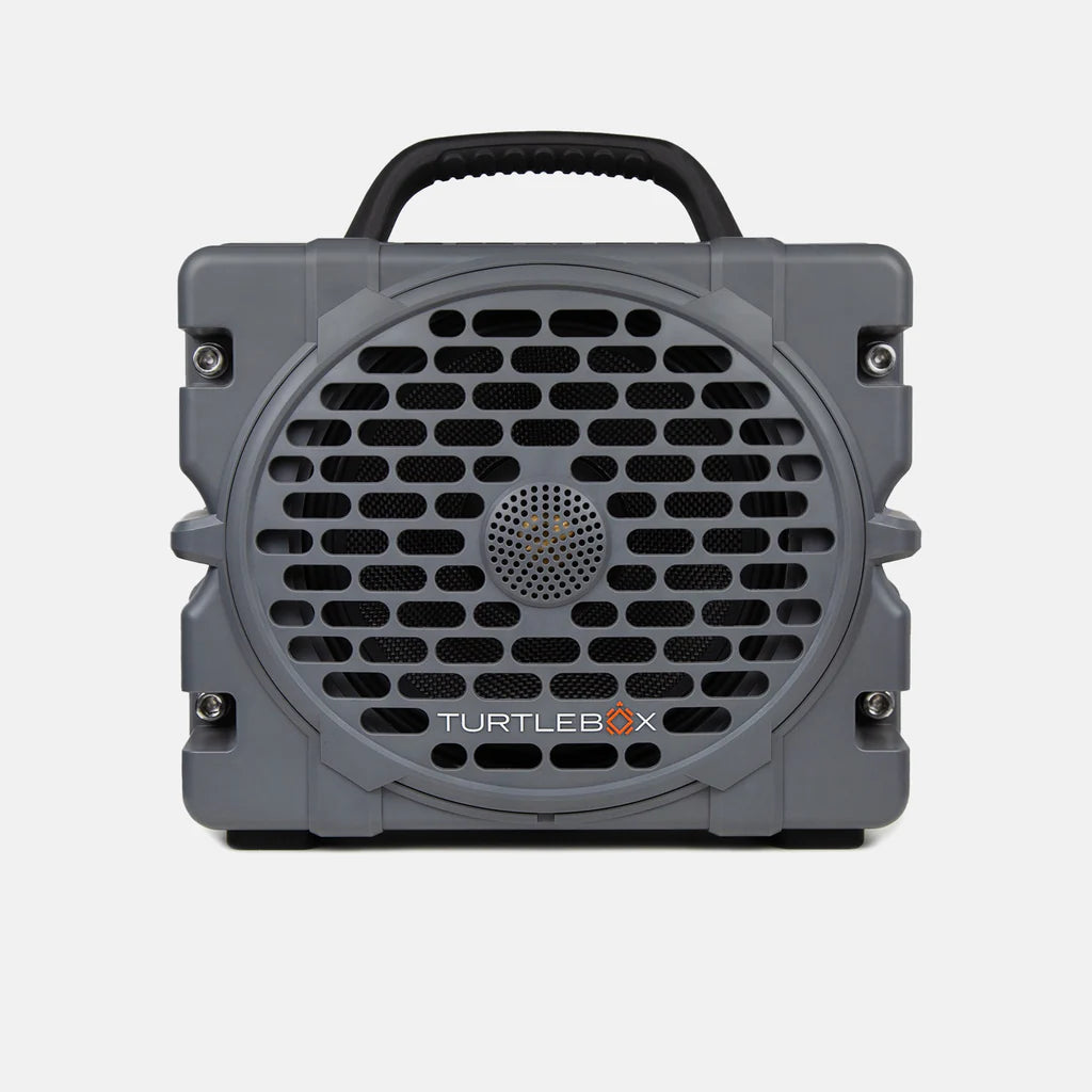 Turtlebox Grande waterproof outdoor Bluetooth speaker-Gray- for hunting and fishing