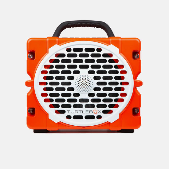 Turtlebox Grande waterproof outdoor Bluetooth speaker-Orange- for hunting and fishing