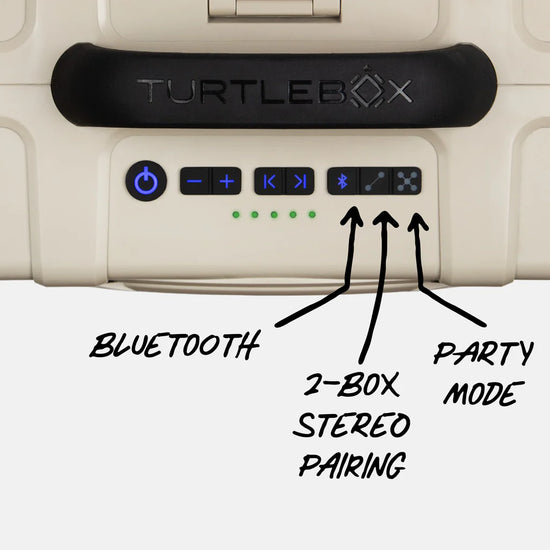 Turtlebox Grande waterproof outdoor Bluetooth speaker – Tan – hunting and fishing