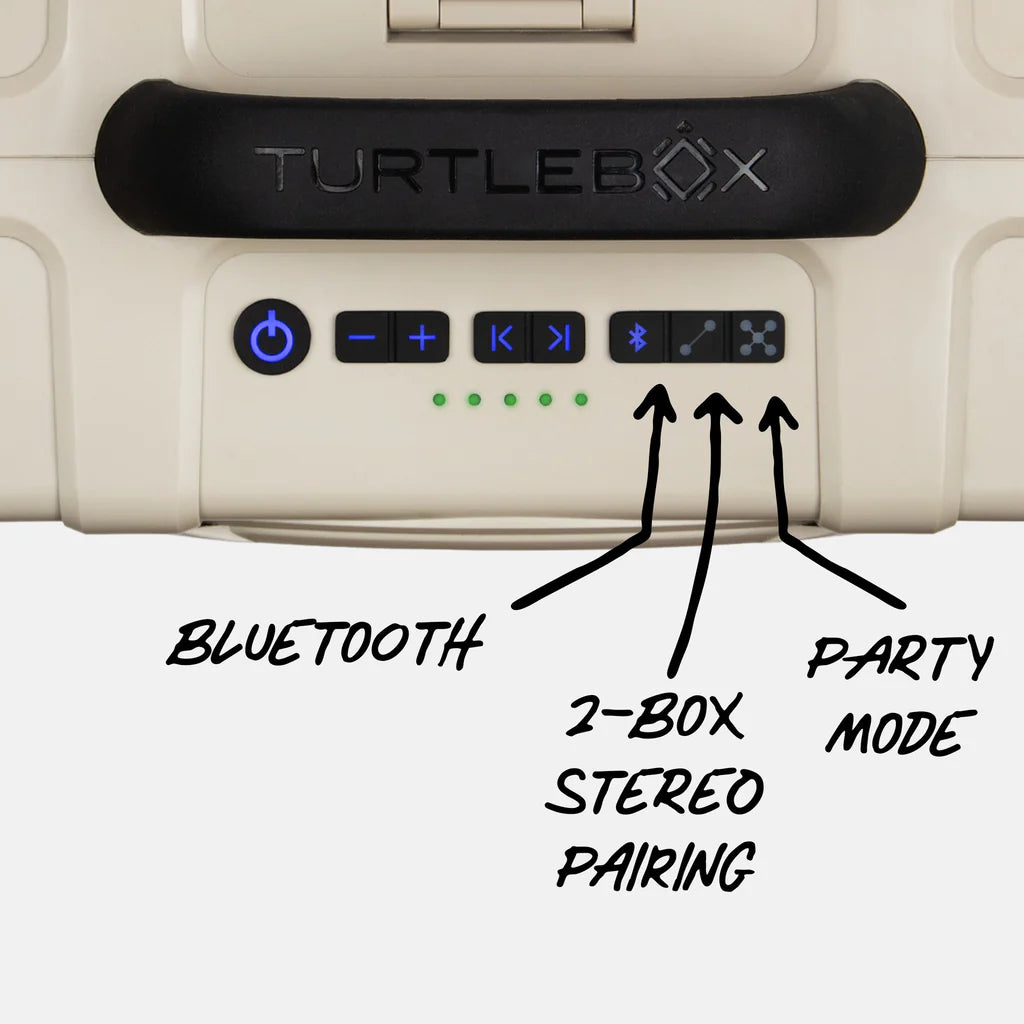 Turtlebox Grande waterproof outdoor Bluetooth speaker – Tan – hunting and fishing