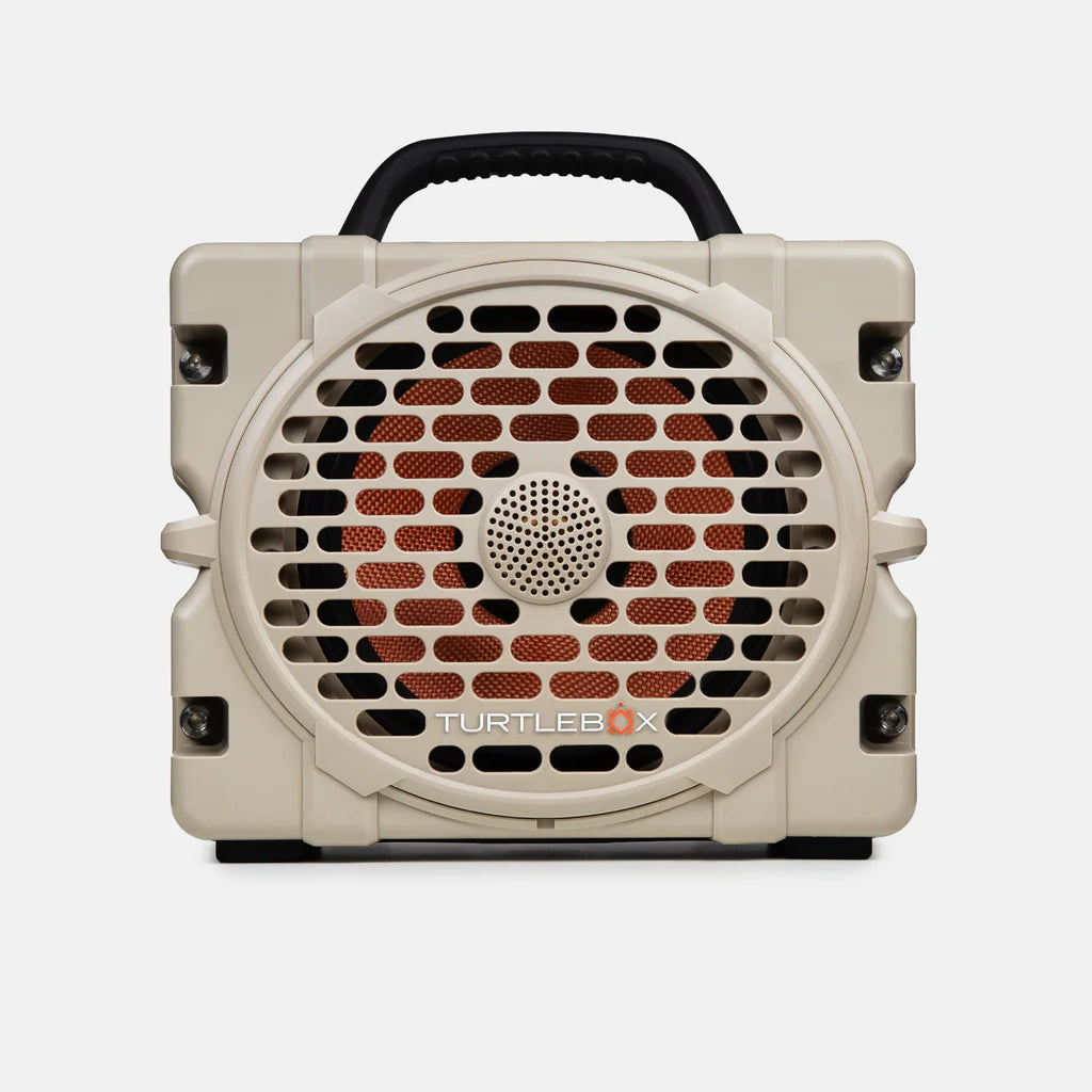 Turtlebox Grande waterproof outdoor Bluetooth speaker-Tan- for hunting and fishing