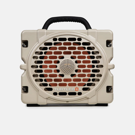 Turtlebox Grande waterproof outdoor Bluetooth speaker-Tan- for hunting and fishing