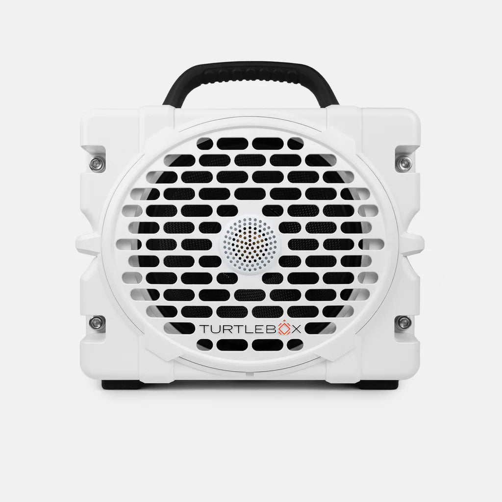 Turtlebox Grande waterproof outdoor Bluetooth speaker-White- for hunting and fishing