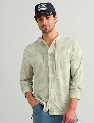 Huk Watershed Printed Hoodie Shirt