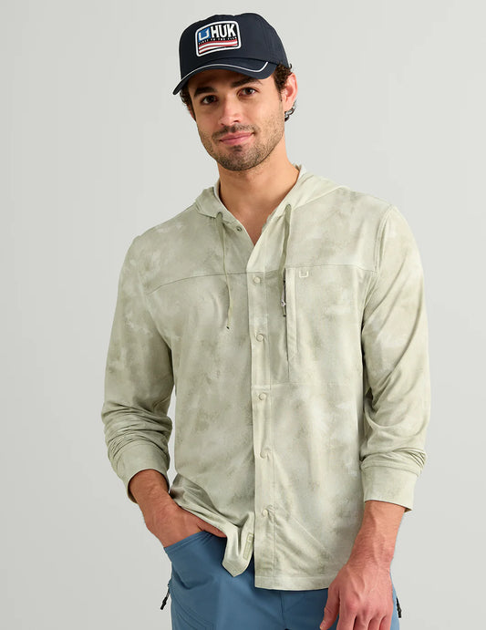 Huk Watershed Printed Hoodie Shirt