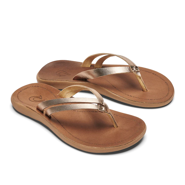 OLUKAI WOMEN'S KAPEHE LUANA LEATHER SANDALS