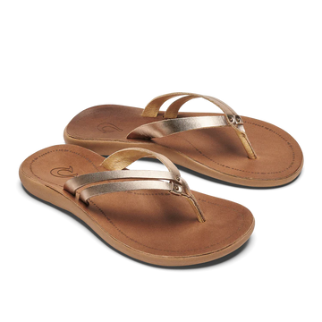 OLUKAI WOMEN'S KAPEHE LUANA LEATHER SANDALS
