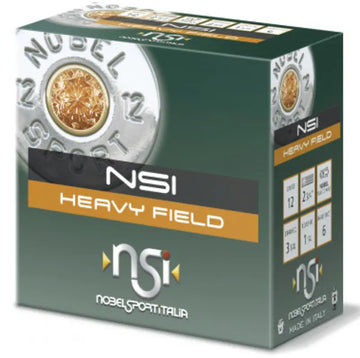 Nobel Heavy Field 12 Gauge 2-3/4" 1-1/4 oz #7.5 Shotshells, 25 Rounds