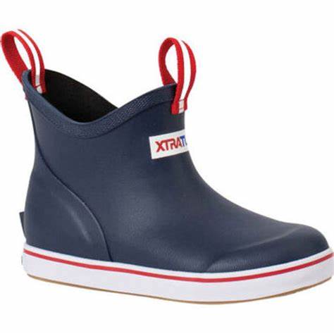 YOUTH XTRATUF ANKLE DECK BOOT NAVY