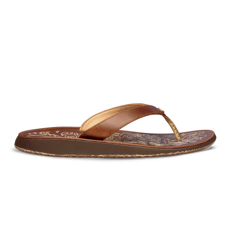 OLUKAI PANIOLO WOMEN'S LEATHER SANDALS