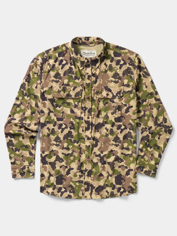 Duck Camp Men's Cast and Blast Perforated Long Sleeve