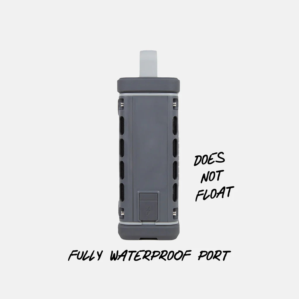 Turtlebox Ranger waterproof outdoor Bluetooth speaker-Gray- for hunting and fishing and golf