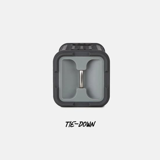 Turtlebox Ranger waterproof outdoor Bluetooth speaker-Gray- for hunting and fishing and golf tie down