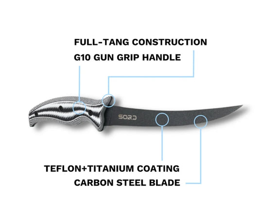 Sord 6" Fillet Knife Flexy