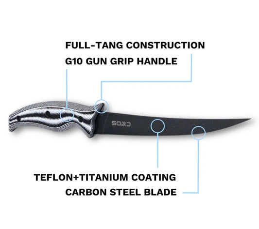 Sord 7" Fillet Knife Flexy