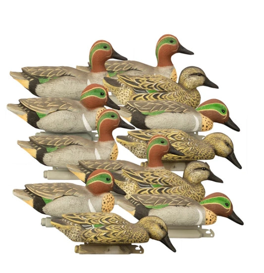 GREEN WING TEAL FOAM FILLED
