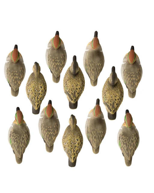 GREEN WING TEAL FOAM FILLED