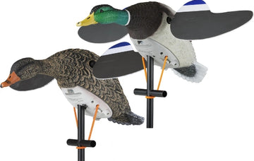 Lucky Duck Pair II Mallard Hen & Drake Spinning Wing Decoys (21-10617-4)