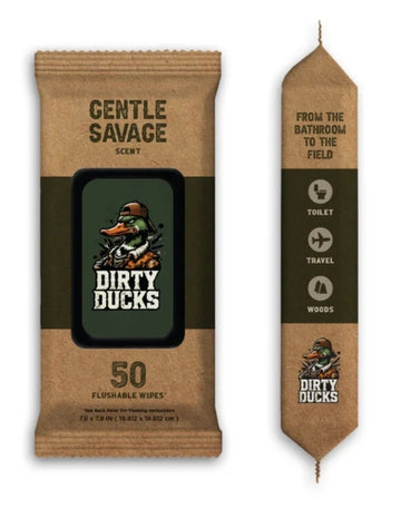 Dirty Ducks Flushable Wipes 50 Count 3 Pack