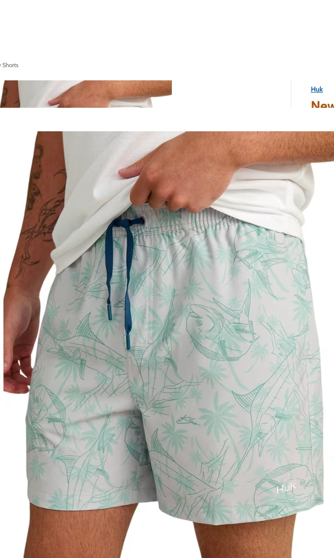 Huk Pursuit KC Printed Volley