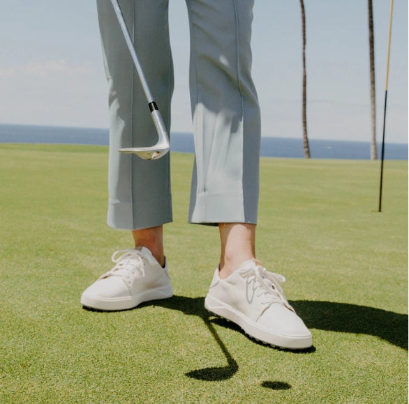 OluKai Women's Wailea Leather Golf Shoes
