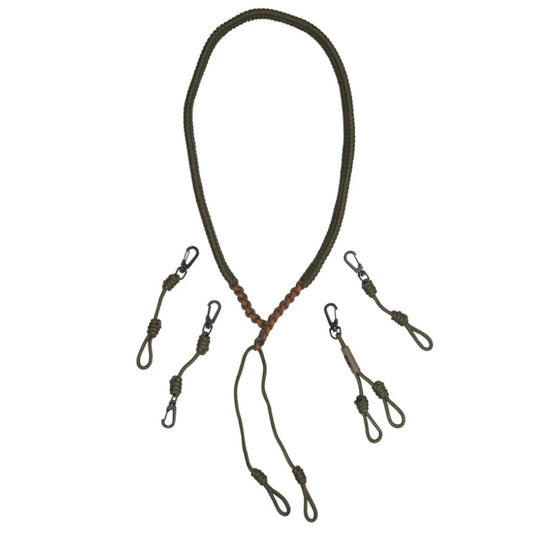 Banded Zipper Braid DIY Lanyard/Olive