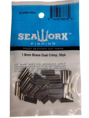 Seaworx Brass Dual Crimp 30pk