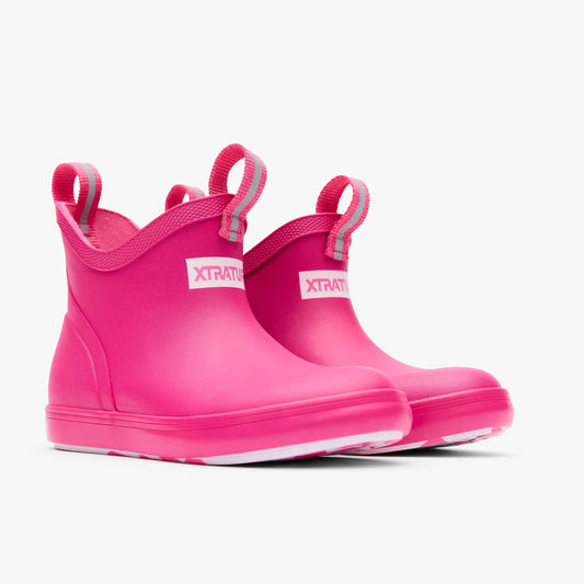 Xtratuf Youth Ankle Deck Boot - Neon Pink