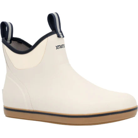 MENS XTRATUF DECK BOOT IVORY/NAVY