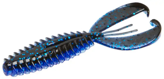 ZOOM CRAW JR BLACK AND BLUE WITH FLAKES