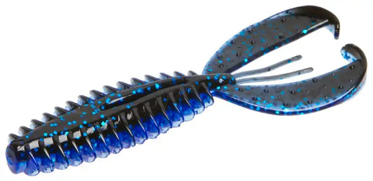 ZOOM CRAW JR BLACK AND BLUE WITH FLAKES