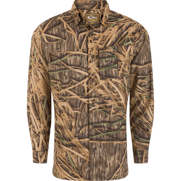 DRAKE LONG SLEEVE 8-SHOT FLYWEIGHT SHIRT