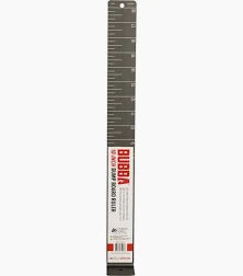 Bubba Fish Ruler Anodized Aluminum Measuring Board - 18 Inch Size for Bass Redfish and Inshore Fish